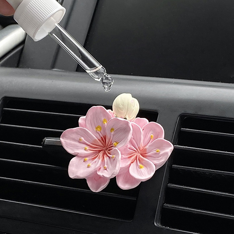 Perfume Fragrance Diffuser - معطر هواء للسيارة على شكل زهرة،