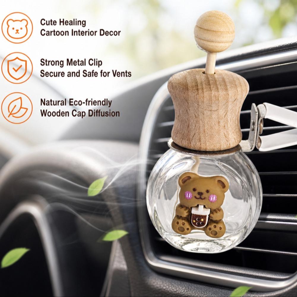 زجاجة عطر للسيارة، مشبك حديدي  - مراجعة Perfume Fragrance Types وسعره